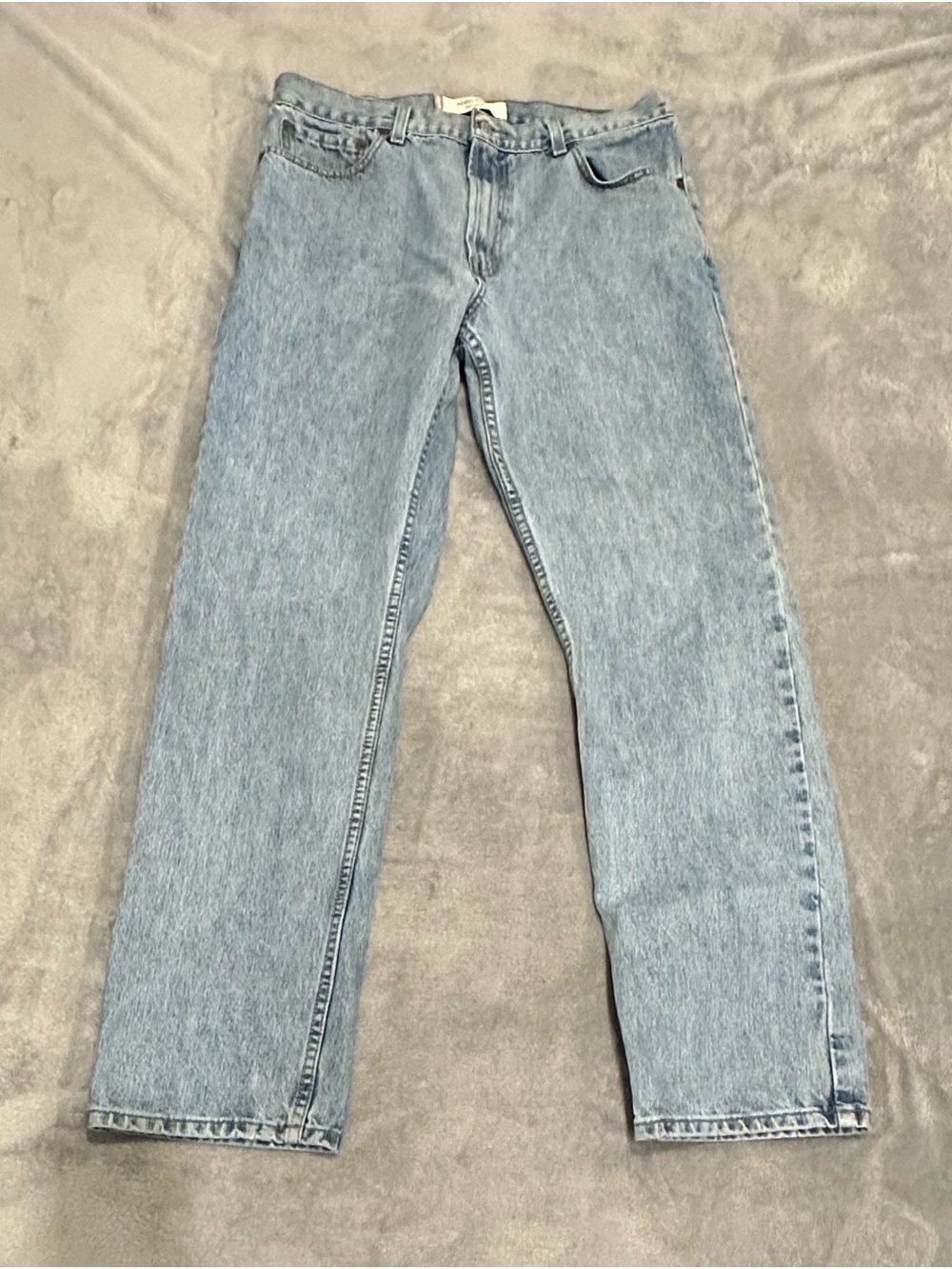Vintage Levi's 505 Men's Straight Jeans - Light Blue Wash Size 36X34